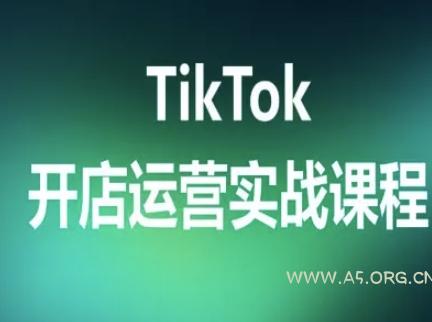 TikTok开店运营实战课程,TK跨境电商实操全流程-351资源网