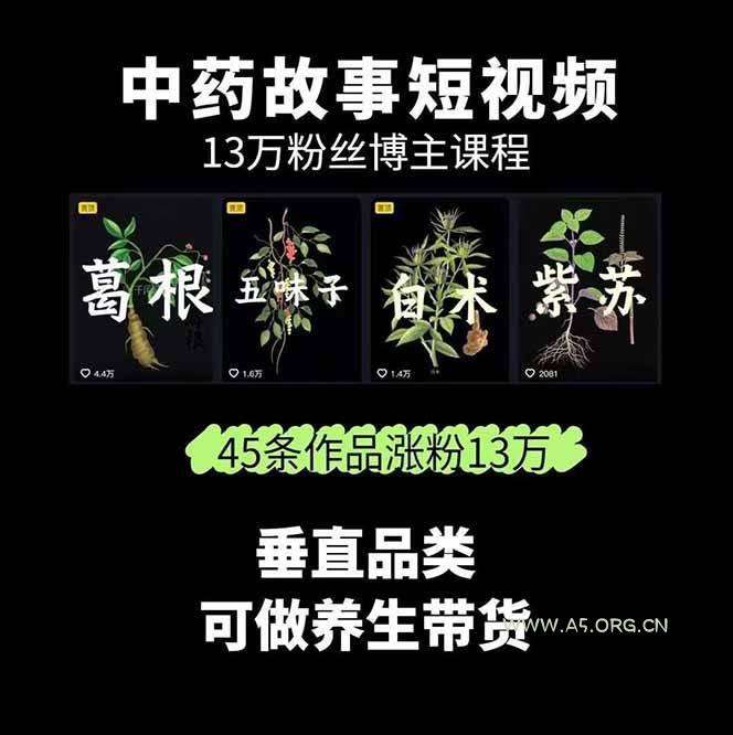 图片[2]-中药文化赛道：溯源故事开发，AI工具实战，平台运营，全方位解锁中医流量变现新路径-351资源网