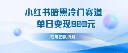 小红书冷门-351资源网