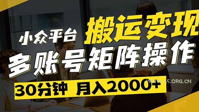 得物平台变现新蓝海！无脑复制热门视频，多账号同步运营，每天半小时躺...-351资源网