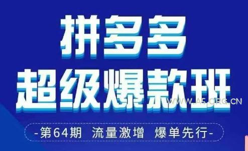 拼多多超级爆款班64期线下课资料3月28-29号pdf和思维导图-351资源网