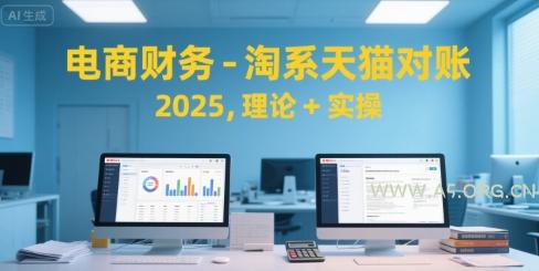 电商财务-淘系天猫对账2025，理论+实操-351资源网