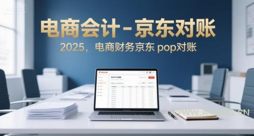 电商会计-京东对账2025，电商财务京东pop对账-351资源网