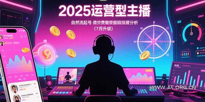 2025运营型主播：自然流起号，微付费投放技巧，罗盘数据深度解析(7月更新-351资源网