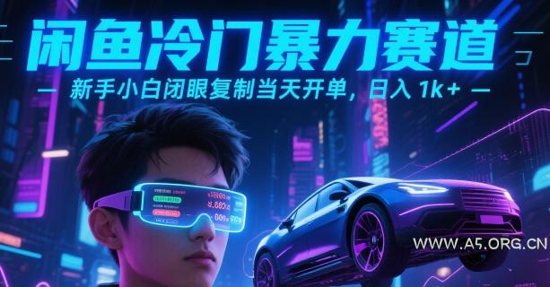闲鱼冷门暴力赛道，新手小白闭眼复制当天开单，日入1k+【揭秘】-351资源网