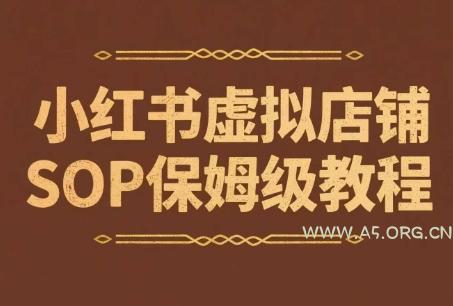 小红书虚拟店铺SOP保姆级教程，​通过在小红书开店卖学科类资料变现(更新)-351资源网