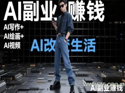 AI改变生活(Ai写作+AI绘画+Ai视频),AI副业挣钱-351资源网