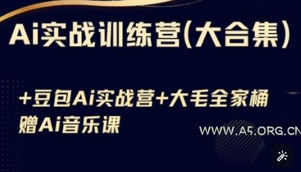 Ai实战训练营合集(豆包Ai+KiMi应用+Ai音乐)，基础操作到高级技巧的多个方面-351资源网
