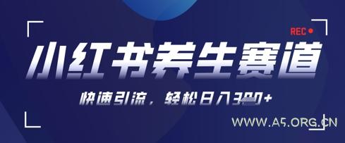 AI+可画生成小红书养生作品，新手暴力起号，矩阵操作，轻松日入3张+-351资源网