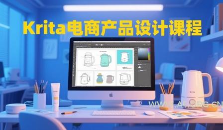 大梦老师·Krita电商产品设计课程-351资源网