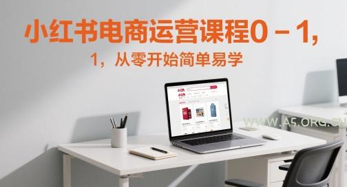 小红书电商运营课程0-1，从零开始简单易学-351资源网