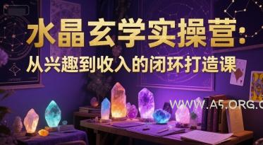 水晶玄学实操营:从兴趣到收入的闭环打造课-351资源网