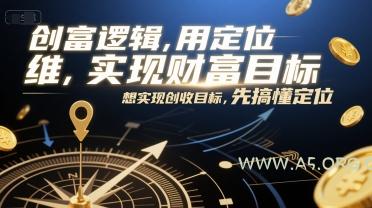 创富逻辑,用定位思维实现财富目标,想实现创收目标,先搞懂定位-351资源网