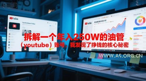 付费文章:拆解一个年入250W的油管(youtube)账号,我发现了挣钱的核心秘密-351资源网