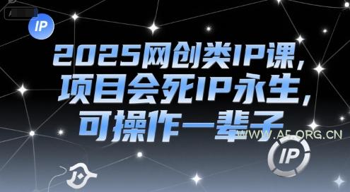 2025网创类IP课,项目会死IP永生,可操作一辈子-351资源网