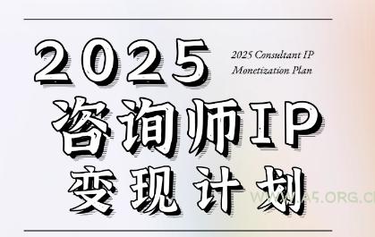 7天构建咨询师变现系统,2025咨询师IP变现计划训练营-351资源网