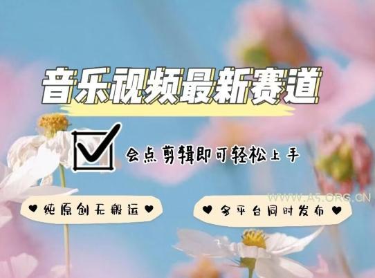 音乐视频赛道最新玩法，纯原创不违规，可所有平台同时发布，会点剪辑即可轻松拿捏【揭秘】-351资源网