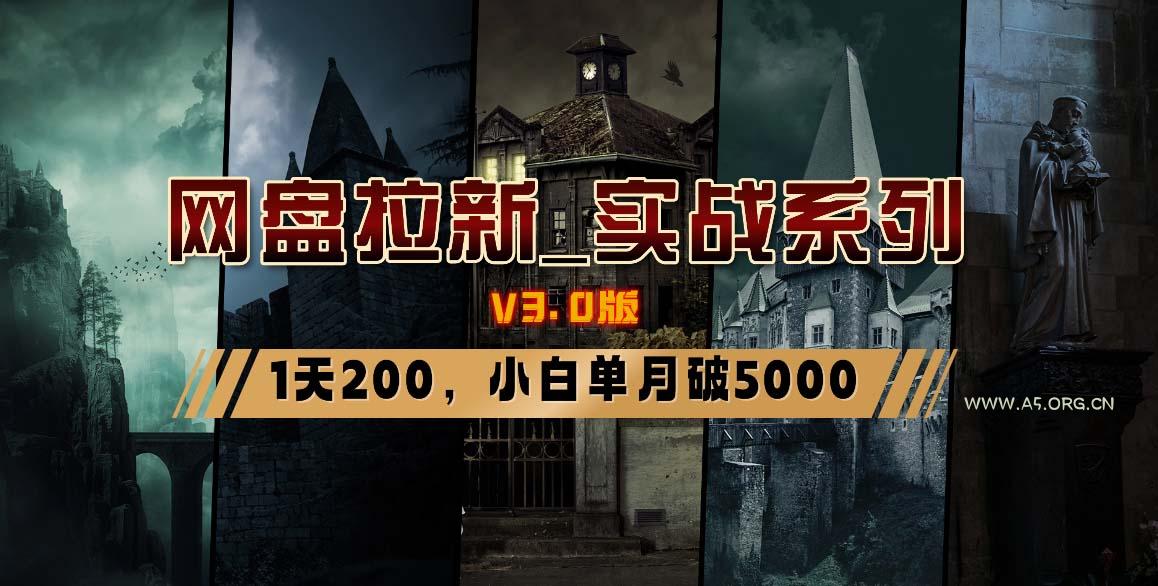 网盘拉新_实战系列,小白单月破5K(v3.0版保姆级教程) - 351资源网 网盘拉新_实战系列,小白单月破5K(v3.0版保姆级教程) - 351资源网