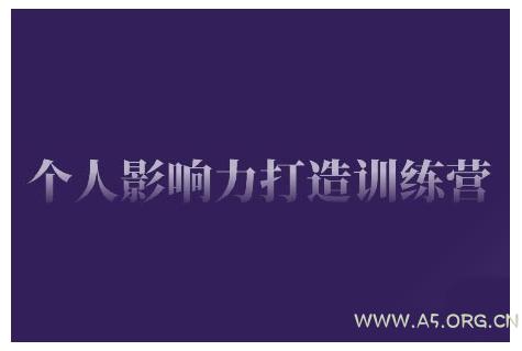 个人影响力打造训练营，掌握公域引流、私域运营、产品定位等核心技能，实现从0到1的个人IP蜕变-351资源网
