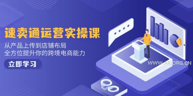 速卖通运营实操课，从产品上传到店铺布局，全方位提升你的跨境电商能力-351资源网