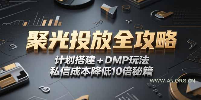2025小红书聚光投放全攻略，计划搭建+DMP玩法，私信成本降低10倍秘籍-351资源网