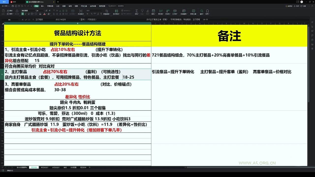 老黄·外卖运营高阶课-351资源网