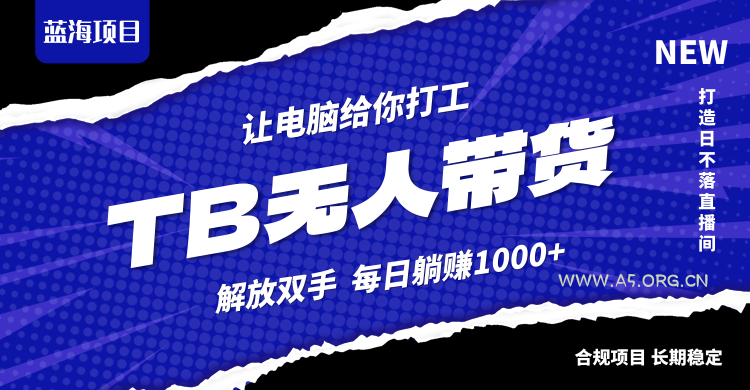 淘宝无人直播最新玩法，不违规不封号，轻松月入3W+-351资源网