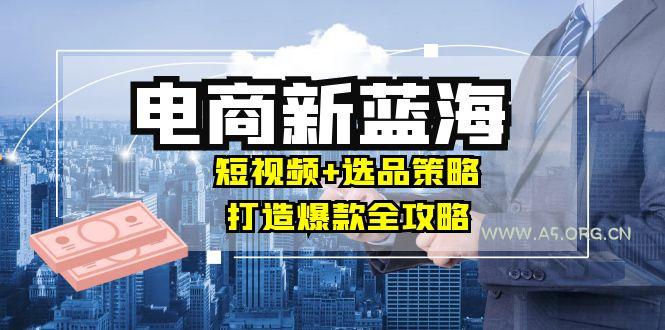 商家必看电商新蓝海：短视频+选品策略，打造爆款全攻略，月入10w+-351资源网