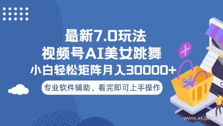视频号最新7.0玩法，当天起号小白也能轻松月入30000+-351资源网
