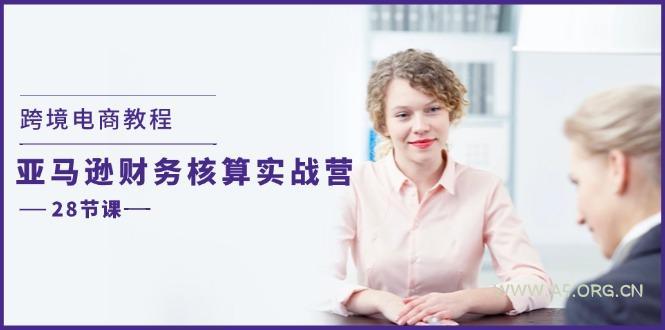 跨境电商教程：亚马逊-财务核算实战营(28节课-351资源网