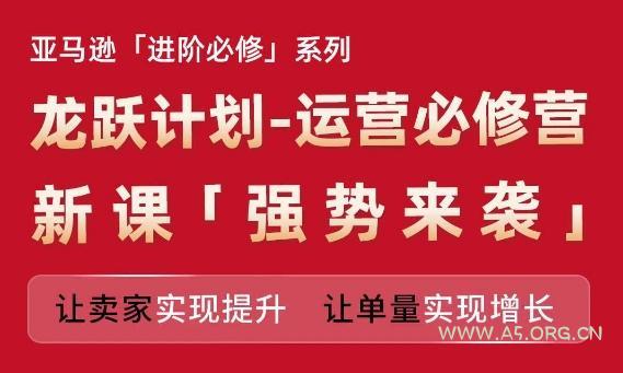 亚马逊进阶必修系列，龙跃计划-运营必修营新课，让卖家实现提升 让单量实现增长-351资源网